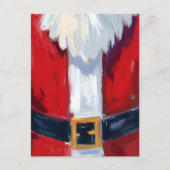 Red Santa Suit Christmas Feestdagenkaart (Voorkant)
