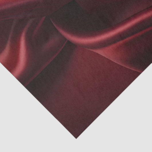 Red Satin Luxury Tissuepapier (Detail)