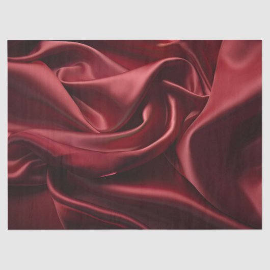 Red Satin Luxury Tissuepapier (Voorkant)