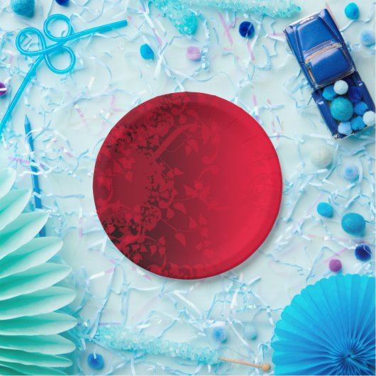 Red Satin Party Bord (Feest)