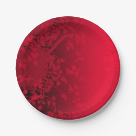 Red Satin Party Bord