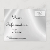 Red Satin Sla de datum Briefkaarten op (Achterkant)