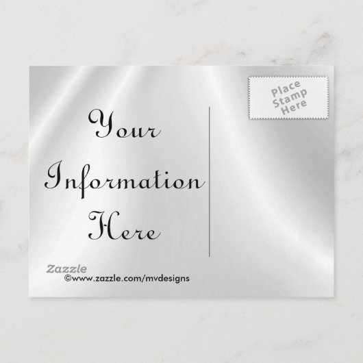 Red Satin Sla de datum Briefkaarten op (Achterkant)