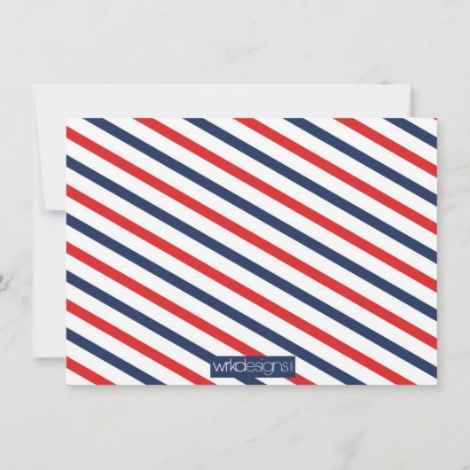 Red Save the Date Postal Service Collectie (Achterkant)