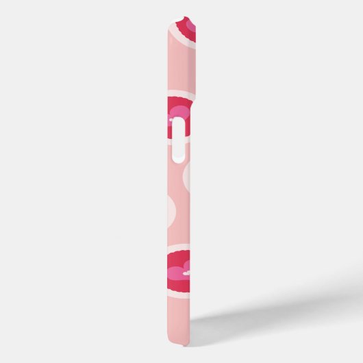 Red Scalloped Cute Love Hearts Valentijnsdag Case-Mate iPhone Case