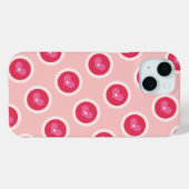 Red Scalloped Cute Love Hearts Valentijnsdag Case-Mate iPhone Case (Achterkant (horizontaal))