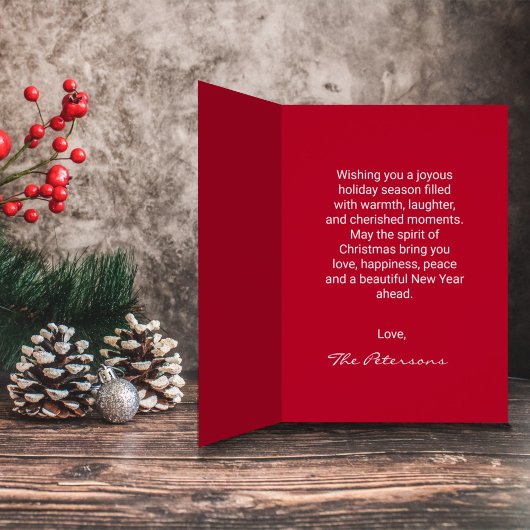 Red Scandinavian Folk Art Scandinadic kerstboom