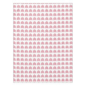 Red Scandinavian Folk Art Scandinadic kerstboom Tafelkleed (Voorkant)