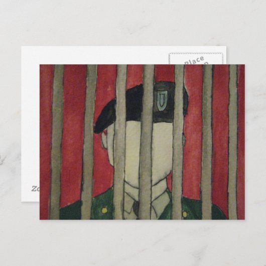 Red Scare Briefkaart (Voorkant / Achterkant)