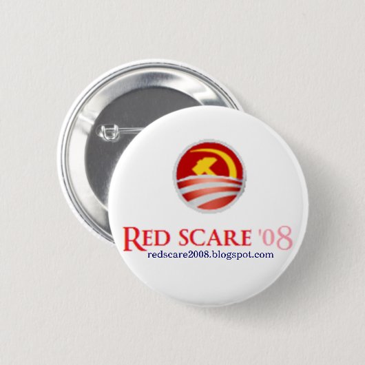 Red Scare Button (Voorkant /achterkant)