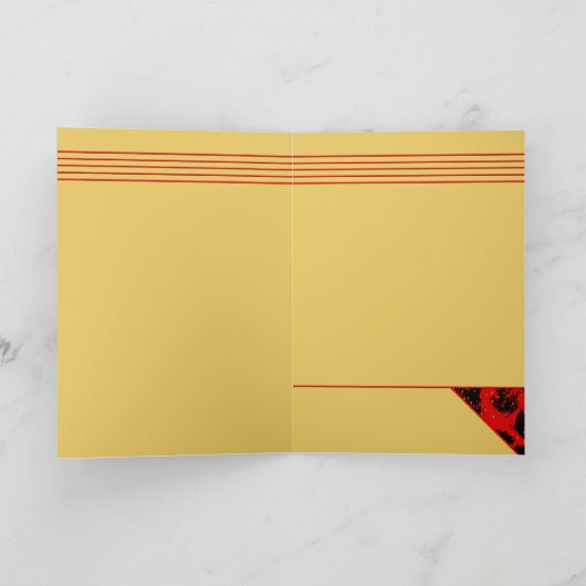 Red Scarf Kaart (Binnen)