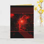 Red Scarf Kaart (Gele Bloem)