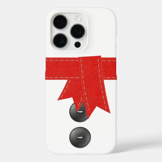 Red Scarf Snowman Kostuum voor je iPhone Case-Mate iPhone Case (Achterkant)