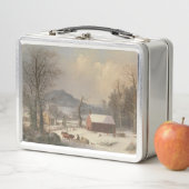 Red School House (country scene) 1858 (In situ)