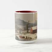 Red School House (country scene) 1858 Mok (Midden)