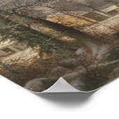 Red School House (country scene) 1858 Poster (Hoek)