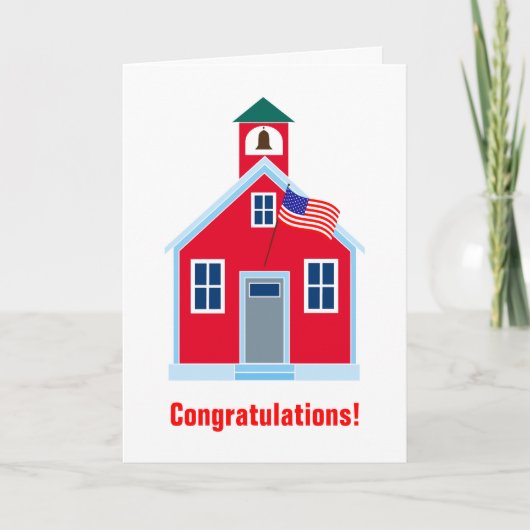 Red School House Kaart (Voorkant)