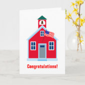 Red School House Kaart (Gele Bloem)