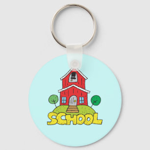 Red School House Sleutelhanger