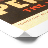 Red Schoolhouse Amish 1938 WPA Poster (Hoek)