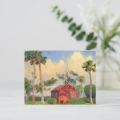 Red Schoolhouse briefkaart (Staand voorkant)