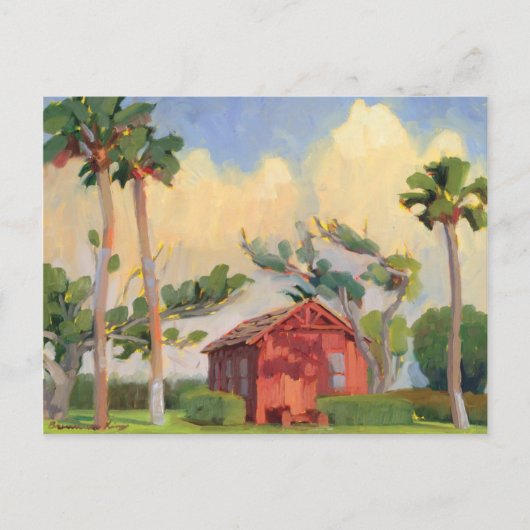 Red Schoolhouse briefkaart (Voorkant)