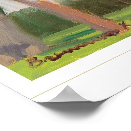 Red Schoolhouse print (Hoek)