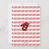 Red Schort BBQ Uitnodiging (Achterkant)