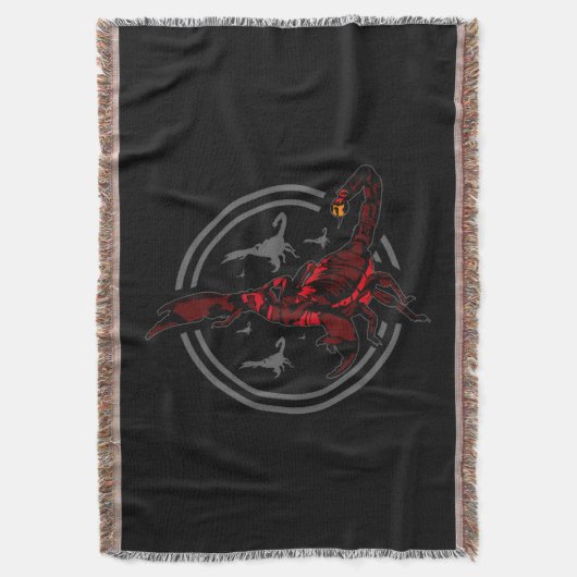 Red Scorpion Deken (Voorkant Verticaal)