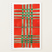 RED SCOTT TARTAN 5.5x8.5 Planner / Agenda (Voorkant)