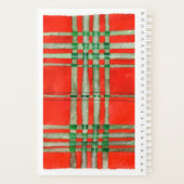 RED SCOTT TARTAN 5.5x8.5 Planner / Agenda (Achterkant)