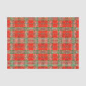 RED SCOTT TARTAN tissuepapier (Voorkant)