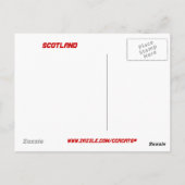 Red Scottish lion. Briefkaart (Achterkant)