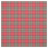 Red Scottish Tartan Pset Stof (Swatch)