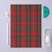 Red Scottish Tartan Timeless Elegant Classic Tissuepapier (Craft)
