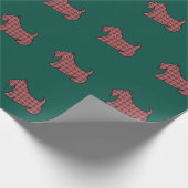 Red Scottish Terrier-inpakpapier Cadeaupapier (Hoek)