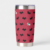 Red Scottish Terrier Tumbler Geïsoleerde Drinkbeker (Voorkant)
