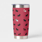Red Scottish Terrier Tumbler Geïsoleerde Drinkbeker (Rechts)