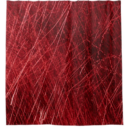 Red scratch abstract backgroundabstract, aged, alu douchegordijn (Voorkant)