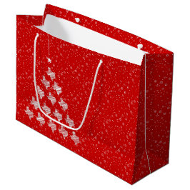 Red Scribble Texas kerstboom - grote cadeautas