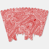 Red Scribbleprint Bedankdoosjes (Ongevouwen)