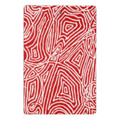 Red Scribbleprint Mini Klembord (Achterkant)