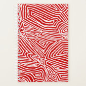 Red Scribbleprint Planner (Voorkant)