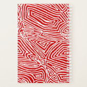 Red Scribbleprint Planner (Achterkant)