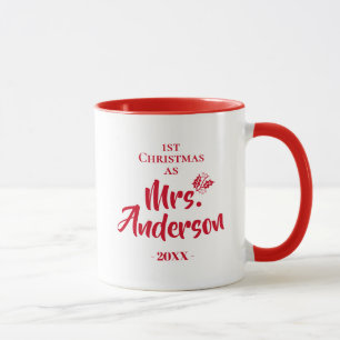 Red Script Holly Eerste Kerstmis als Mrs. Mok