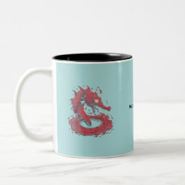 Red Sea Draak Koffiemok Tweekleurige Koffiemok