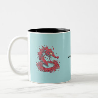 Red Sea Draak Koffiemok Tweekleurige Koffiemok