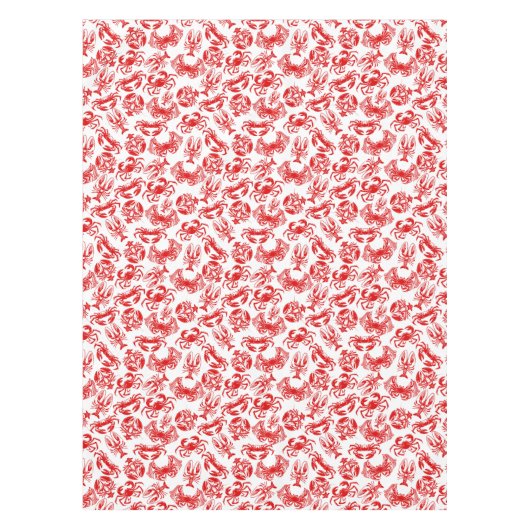 Red Seafood Tafelkleed (Voorkant)