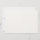 Red Seal Wedding Invitation Kaart (Achterkant)