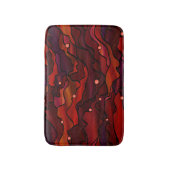 Red Seascape Abstract Badmat (Voorkant Verticaal)